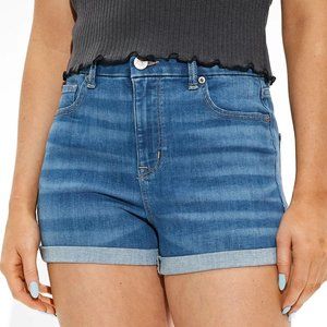 American Eagle Ne(x)t Level Curvy High-Waisted Denim Short Short